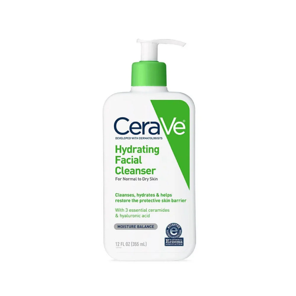 CeraVe Hydrating Facial Clenaser For Normal to Dry Skin 12 Fl Oz