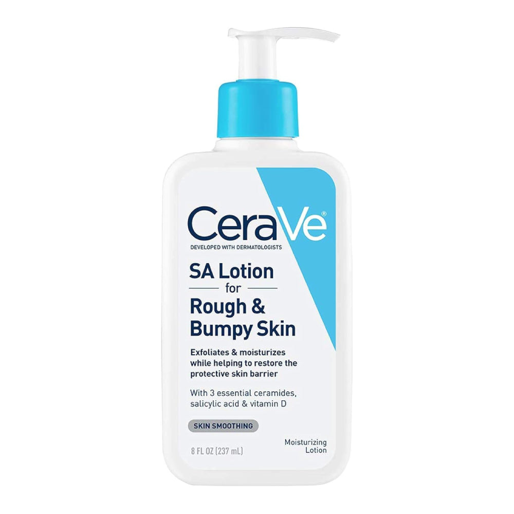 CeraVe SA Lotion for Rough & Bumpy Skin 237ml (8 Fl Oz) – Smoothing Moisturizing Lotion