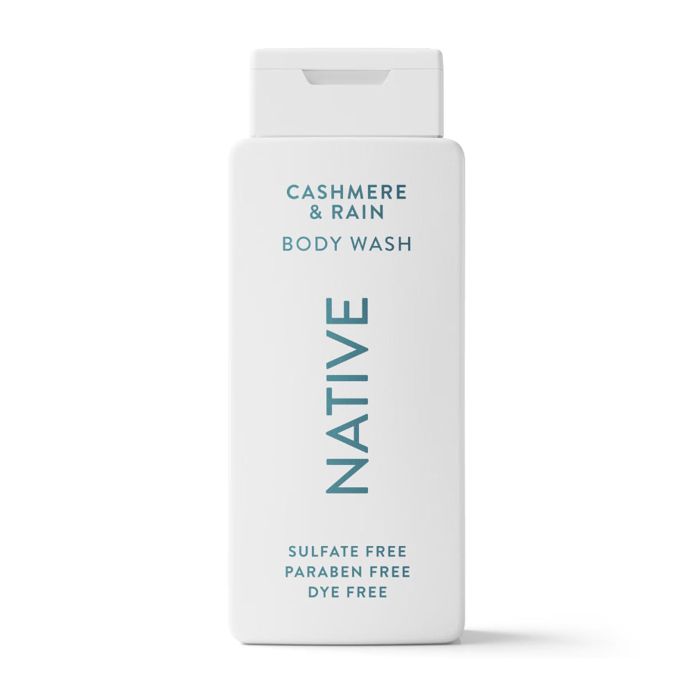 Native Body Wash, Cashmere & Rain, Sulfate Free, for Women & Men, 18 fl oz