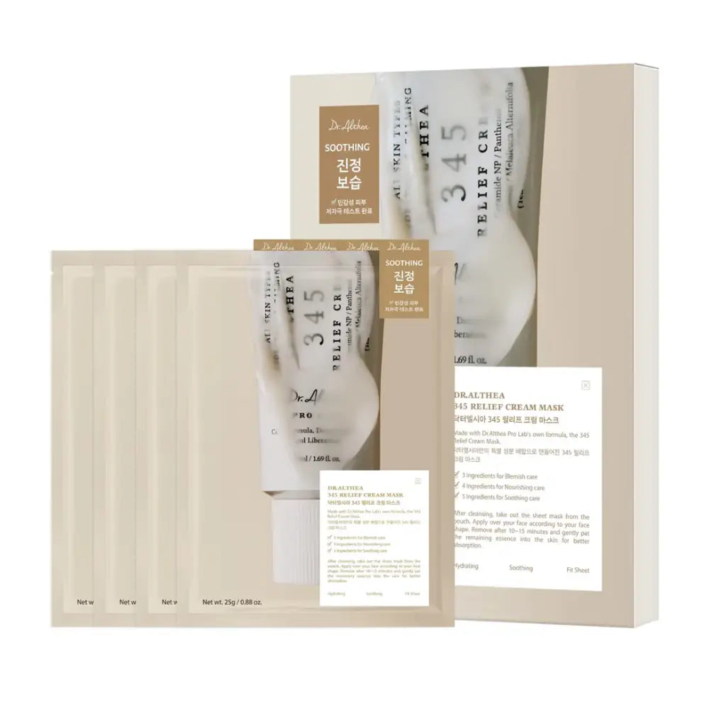 Dr. Althea 345 Relief Cream Mask (Pack of 4)
