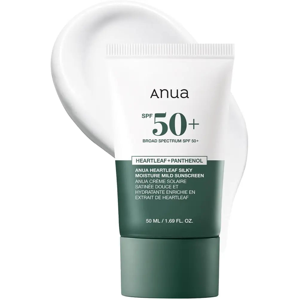 ANUA Heartleaf Silky Moisture Sunscreen SPF50+ PA++++ 50ml