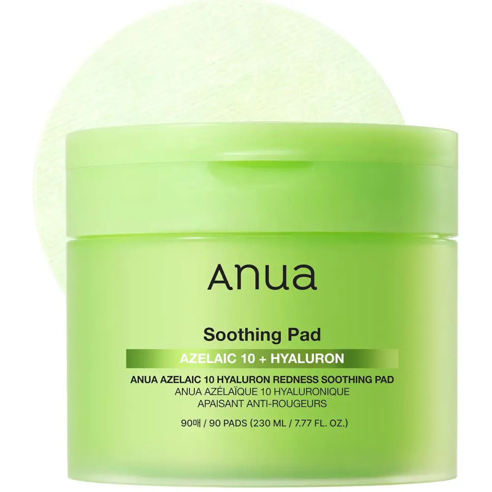 ANUA Azelaic Acid 10 Hyaluron Redness Soothing Pads 230ml (90 Pads)