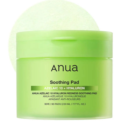 ANUA Azelaic Acid 10 Hyaluron Redness Soothing Pads 230ml (90 Pads)