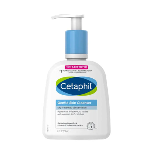 Cetaphil Gentle Skin Cleanser Dry to Normal Sensitive Skin 8 Fl Oz