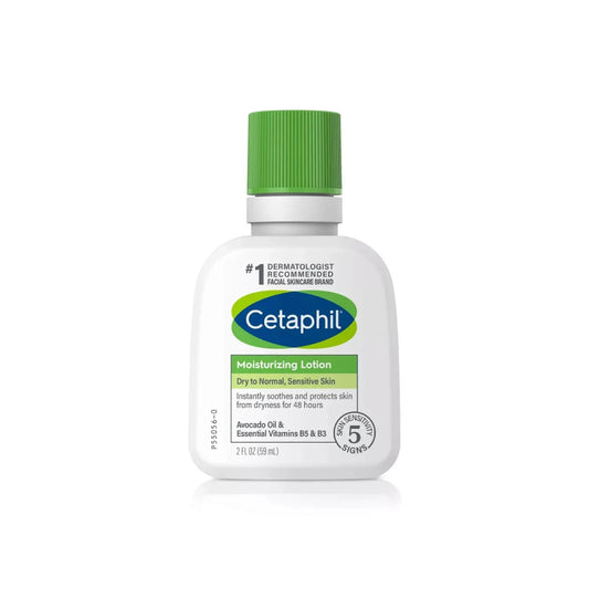 Cetaphil Moisturizing Lotion Dry to Normal Sensitive Skin 2 Fl Oz