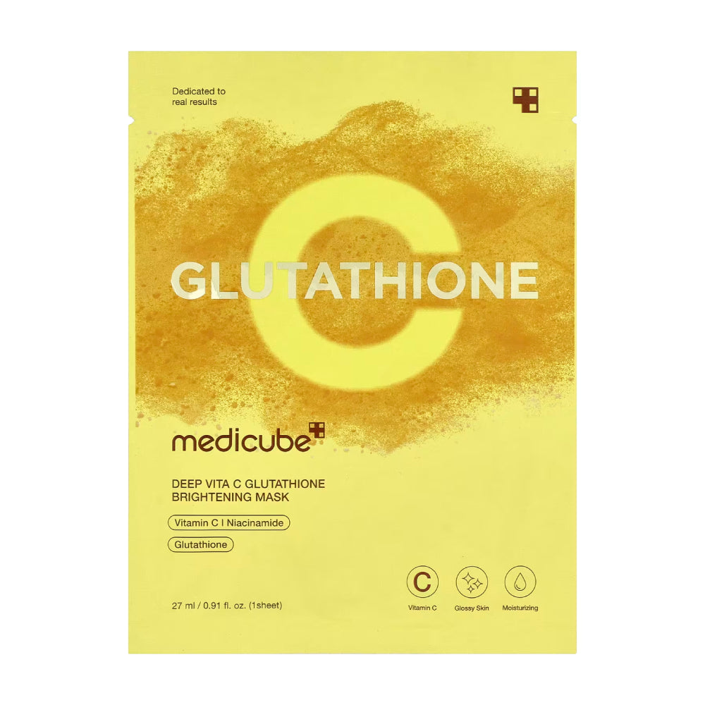 Medicube Deep Vita C Glutathione Brightening Mask 27ml