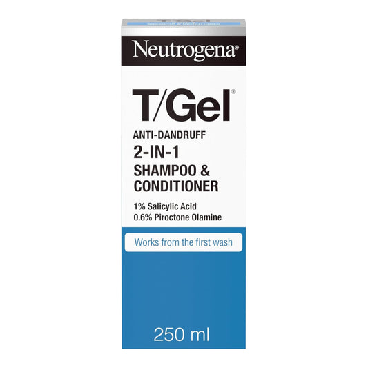 Neutrogena T/Gel Anti Dandruff 2-in-1 Shampoo & Conditioner 250ml