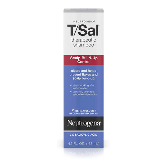 Neutrogena T/Sal Therapeutic Shampoo Scalp Build-Up Control 4.5 Fl Oz
