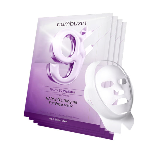 Numbuzin No.9+ NAD+ Bio Lifting Face Mask 4 Sheets