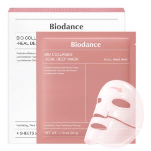 A collagen-rich deep sheet mask that hydrates, firms, and improves skin elasticity while leaving skin plump, smooth, and glowing with a healthy radiance.