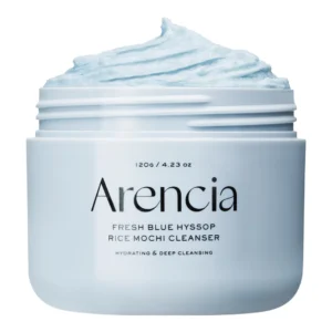 Arencia Fresh Blue Hyssop+Rice Mochi Cleanser 120G 4.23 Oz