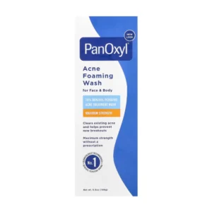 PanOxyl, Acne Foaming Wash, For Face & Body, Maximum Strength, 5.5 Oz (156 g)