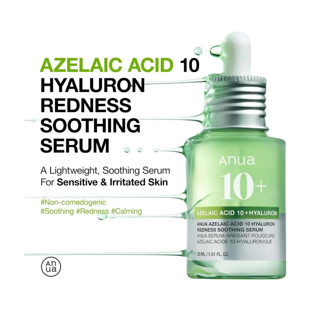 anua azelaic acid 10 hyaluron redness soothing serum 30ml anua azelaic acid 10 hyaluron redness soothing serum 30ml