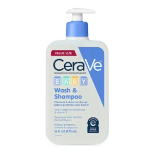 CeraVe Baby Wash & Shampoo 16 Fl Oz