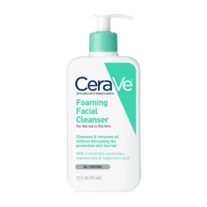 CeraVe Foaming Facial Cleanser For Normal to Dry Skin 12 Fl Oz