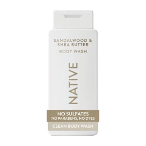 Native Body Wash Sandalwood & Shea Butter 18 oz