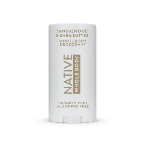 Native Sensitive Whole Body Deodorant Sandalwood & Shea Butter, 2.4 oz