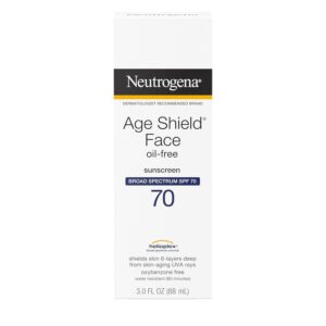 Neutrogena Age Shield Face Oil-Free Sunscreen SPF 70 3.0 Fl Oz