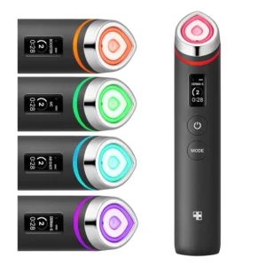 Medicube Booster Pro 6-in-1 Real Glass Glow Beauty Massager for Clear, Radiant, Firmer-Looking Skin Korean Skin Care Black